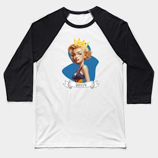 Queen - Cartoon - Marilyn Baseball T-Shirt